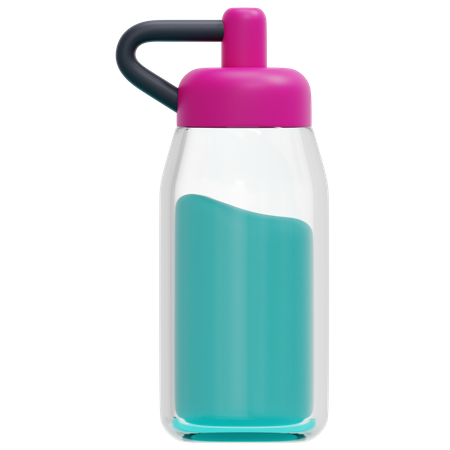 Flasche  3D Icon