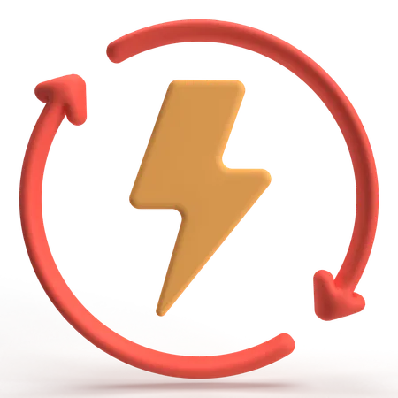 Flash  3D Icon