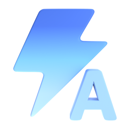 Flash Auto  3D Icon