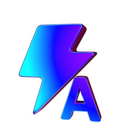 Flash Auto  3D Icon