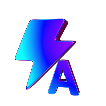 Flash Auto  3D Icon