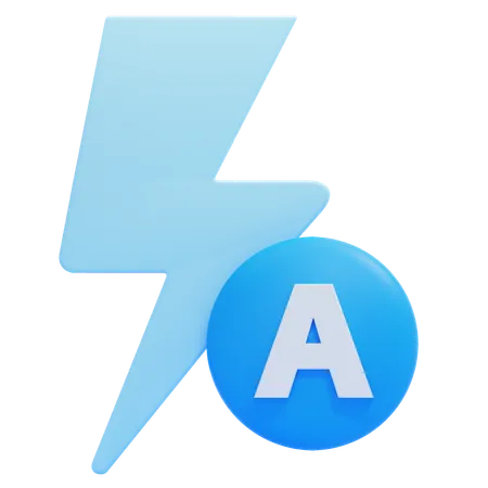 Flash automático  3D Icon