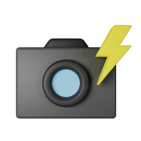 Flash da câmera  3D Icon