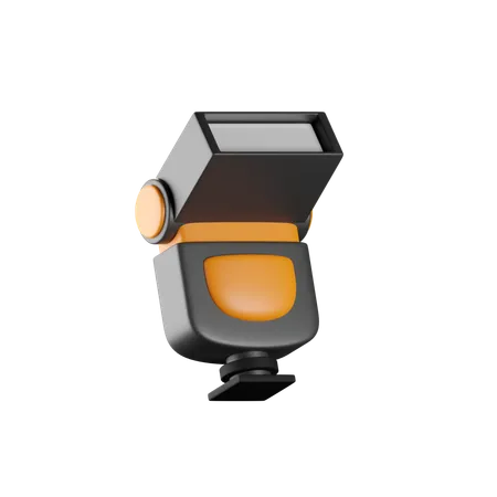 Camara Flash 3 D Render Imagenes Aisladas 3D Icon