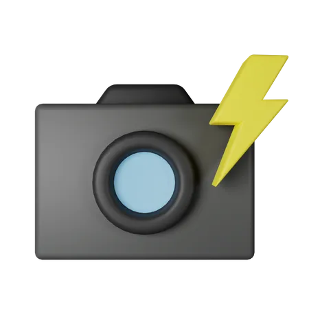 Flash de la cámara  3D Icon