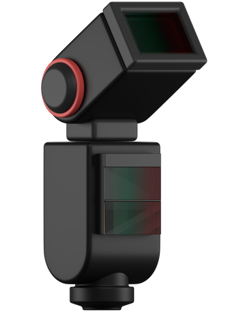 Flash de la cámara  3D Icon