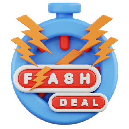 Flash Deal  3D Icon