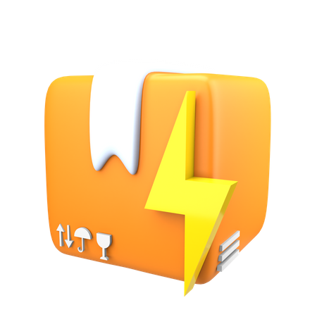 Flash Delivery  3D Icon