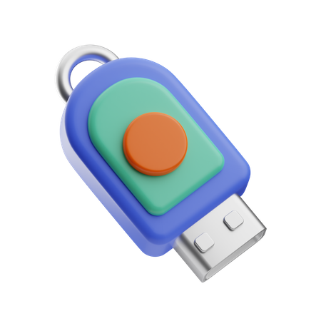 Flash Disk  3D Icon