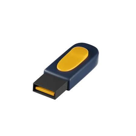 FLASH DISK 3 D RENDER ISOLATED IMAGES 3D Icon