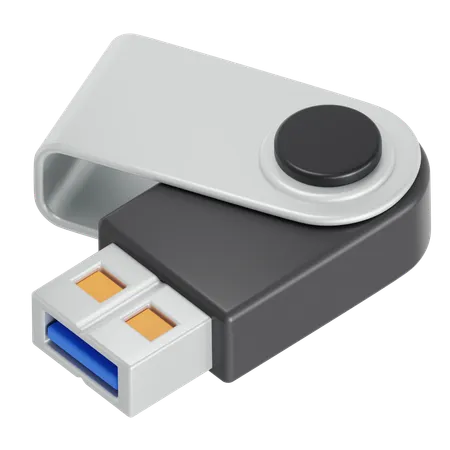 Flash drive  3D Icon