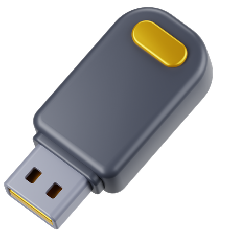 Flash Drive  3D Icon