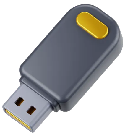 Flash Drive  3D Icon