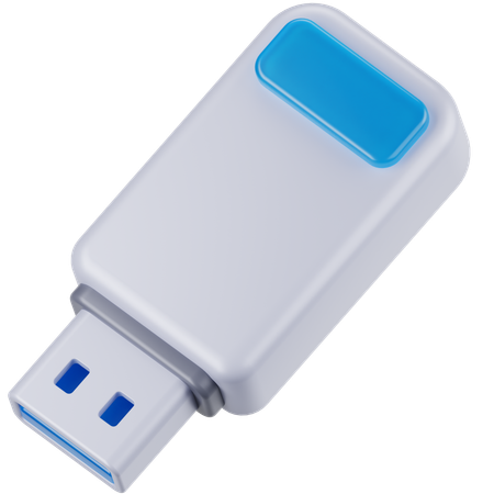 Flash Drive  3D Icon