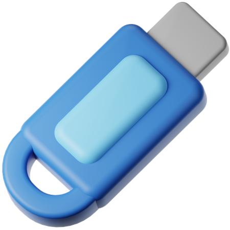 Flash Drive  3D Icon