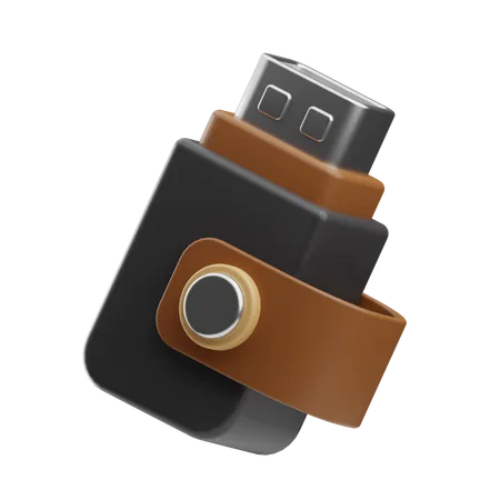 Flash Drive  3D Icon