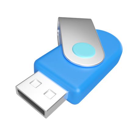 Flash Drive  3D Icon