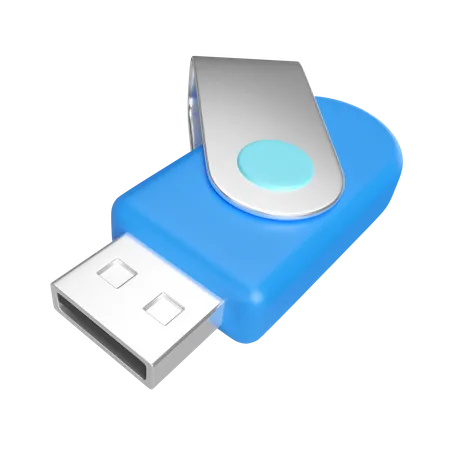 Flash Drive 3D Icon