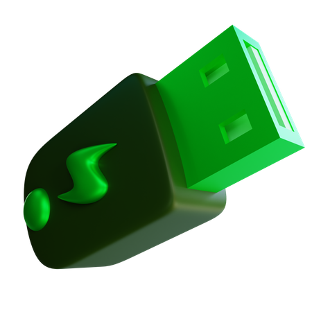 Flash Drive  3D Icon