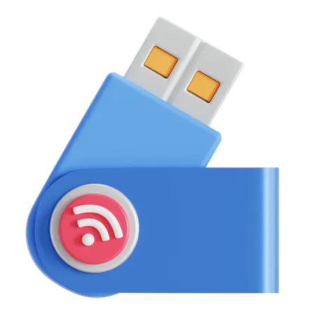 フラッシュドライブUSB  3D Icon