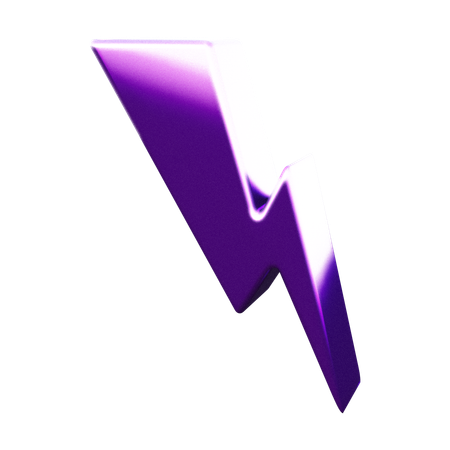 Forma abstracta flash  3D Icon