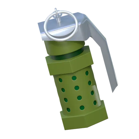 Hand Flash Grenade Bomb 3 D Icon Military Equipment Illustration 3D Icon