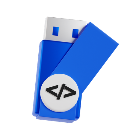 Flash Drive  3D Icon