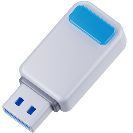 Flash Drive  3D Icon