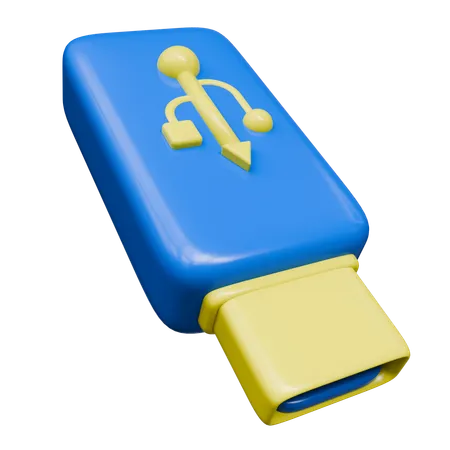 Flash Drive  3D Icon