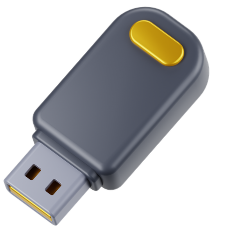 Flash Drive  3D Icon