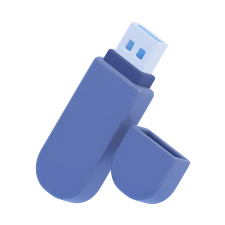 Flash Drive  3D Icon