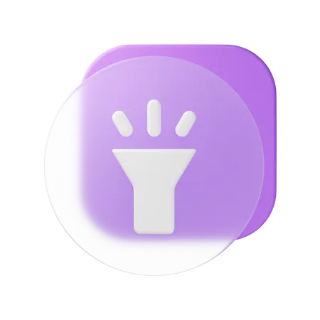 Flash Light  3D Icon