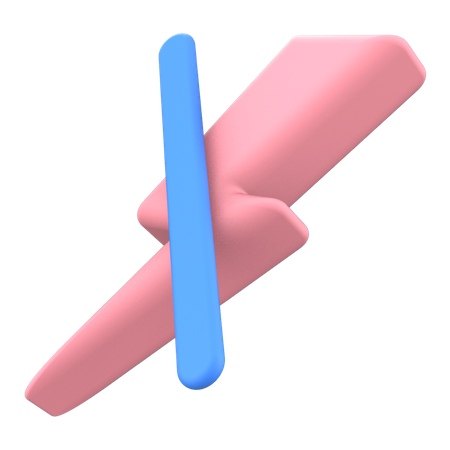Flash Off  3D Icon