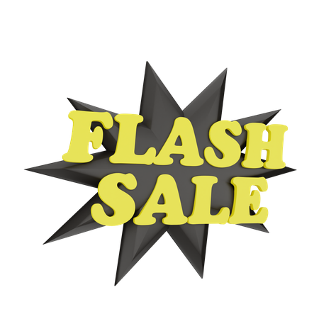 Flash Sale  3D Icon