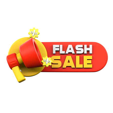 Flash sale  3D Icon