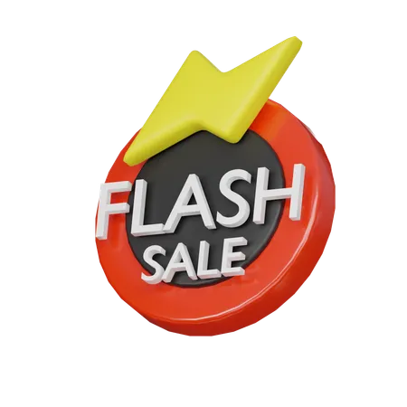 Flash Sale 3 D Icon 3D Icon