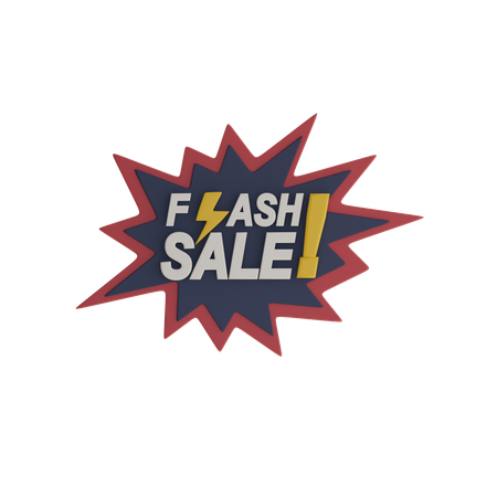 Flash Sale  3D Icon