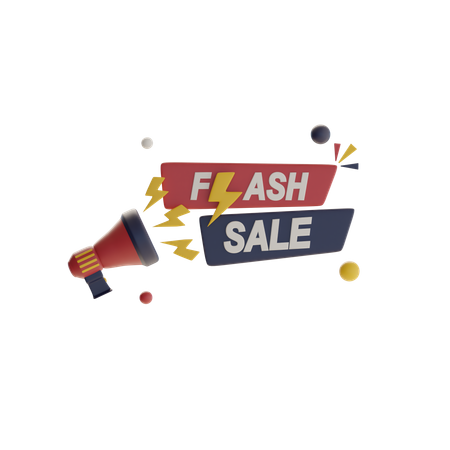 Flash Sale  3D Icon
