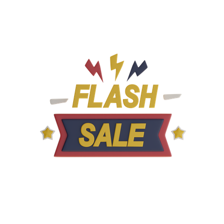 Flash Sale  3D Icon