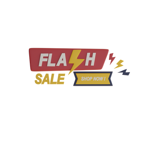 Flash Sale  3D Icon