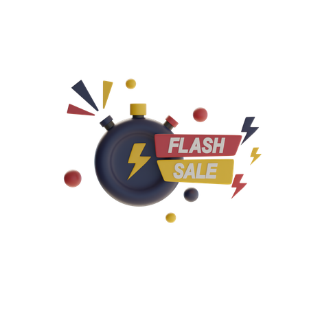 Flash Sale  3D Icon