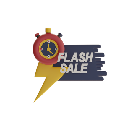 Flash Sale  3D Icon