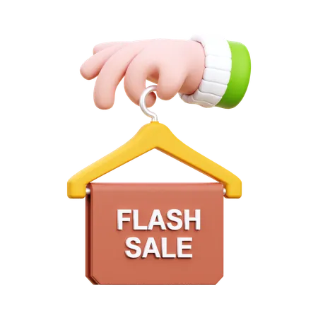 Flash Sale  3D Icon