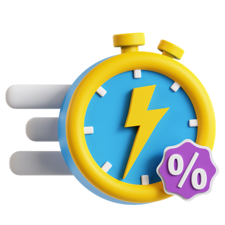 Flash Sale  3D Icon