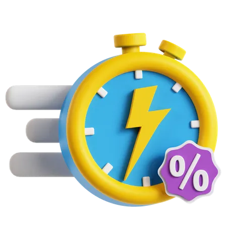 Flash Sale  3D Icon