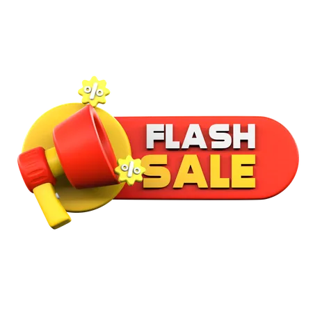 Flash sale  3D Icon