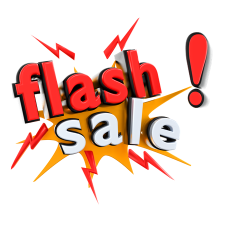 Flash Sale  3D Icon