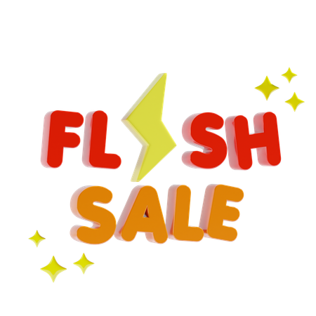 Flash sale  3D Icon