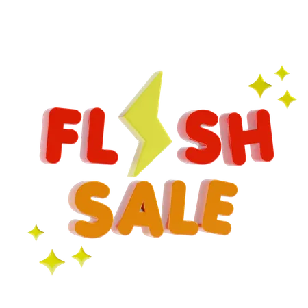 Flash sale  3D Icon