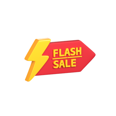 Flash Sale  3D Icon